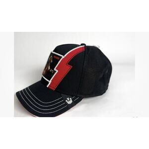 GOORIN BROS. The Farm Horse Power HP Trucker Hat Cap Black 101-2463 One Size NEW